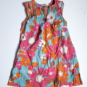 Pink chicken floral dress